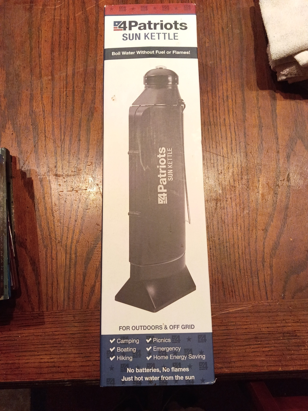 Sun Kettle Solar Water Heater - Black